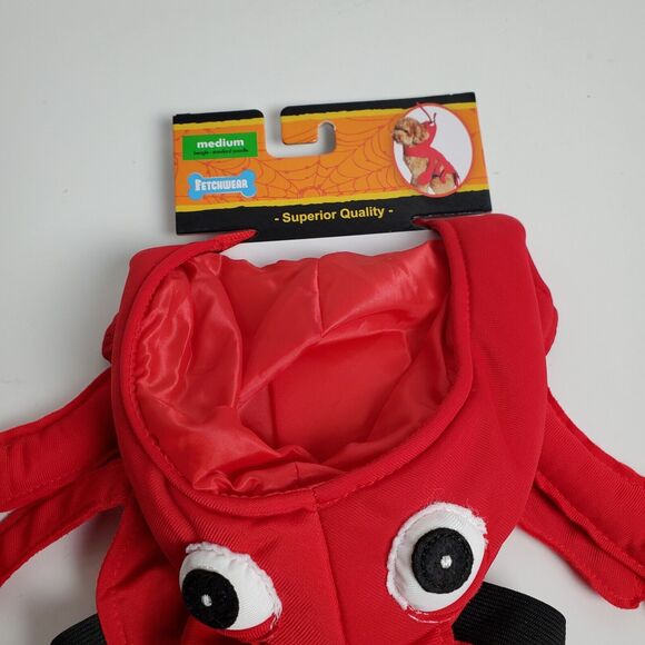 Lobster Dog Costume Medium Halloween Beagle Poodle Fetchwear - Picture 7 of 8